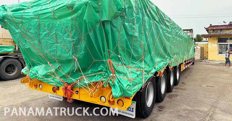 4 Axle 100 ton Lowbed Trailer for sale in Manzanillo Panama